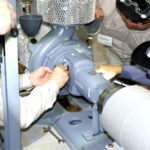 ポンプのグランドパッキン交換実習