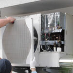 室外機の分解清掃